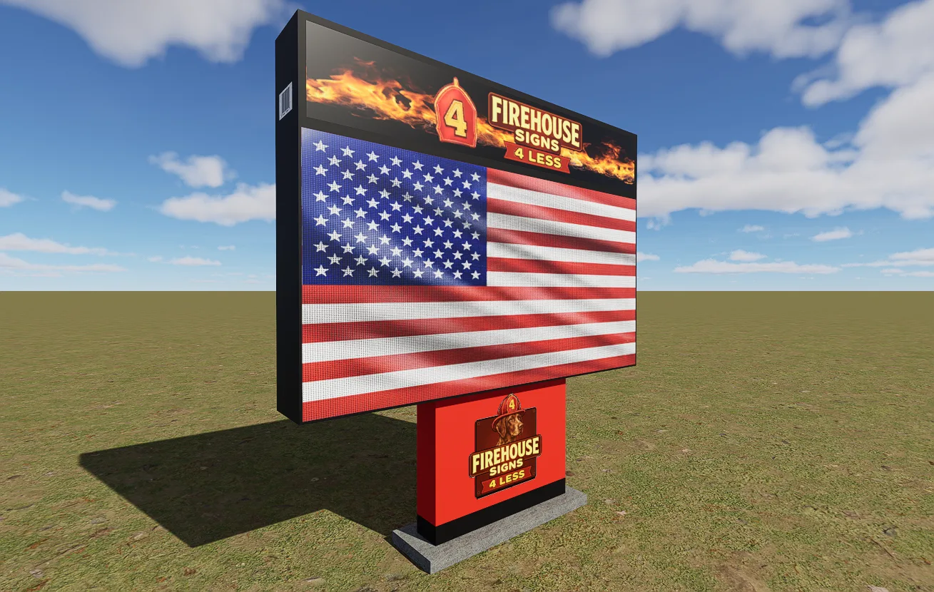 Model 18-48 Plus digital monument sign